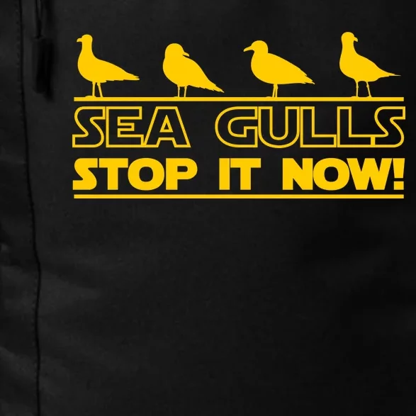 Seagulls Stop it Now Funny Meme Daily Commute Backpack