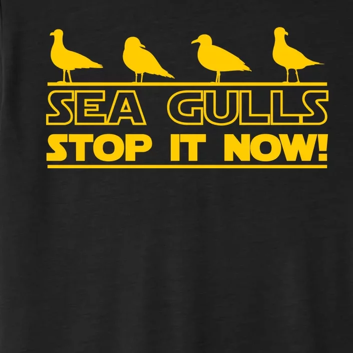 Seagulls Stop it Now Funny Meme ChromaSoft Performance T-Shirt