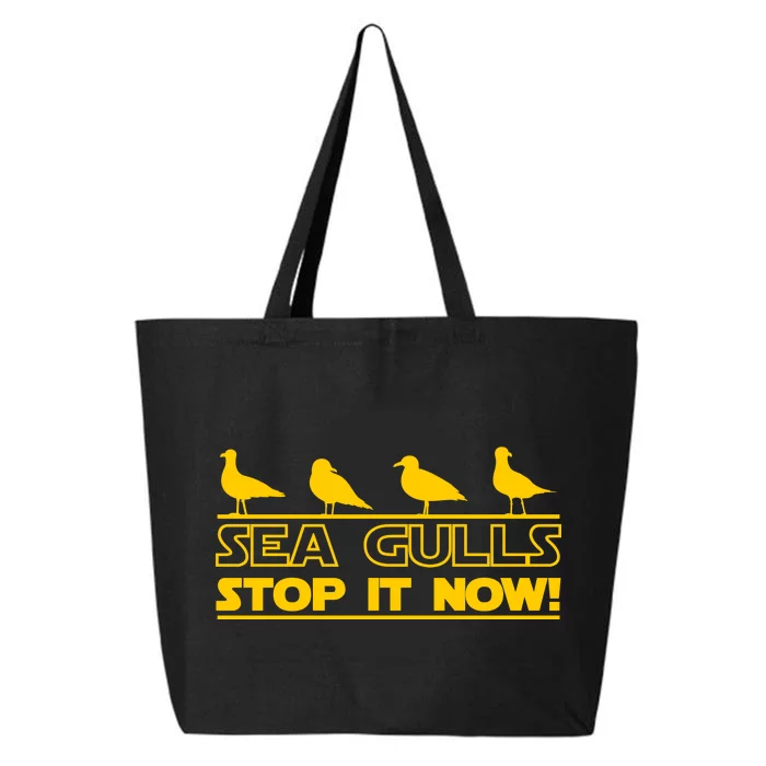 Seagulls Stop it Now Funny Meme 25L Jumbo Tote