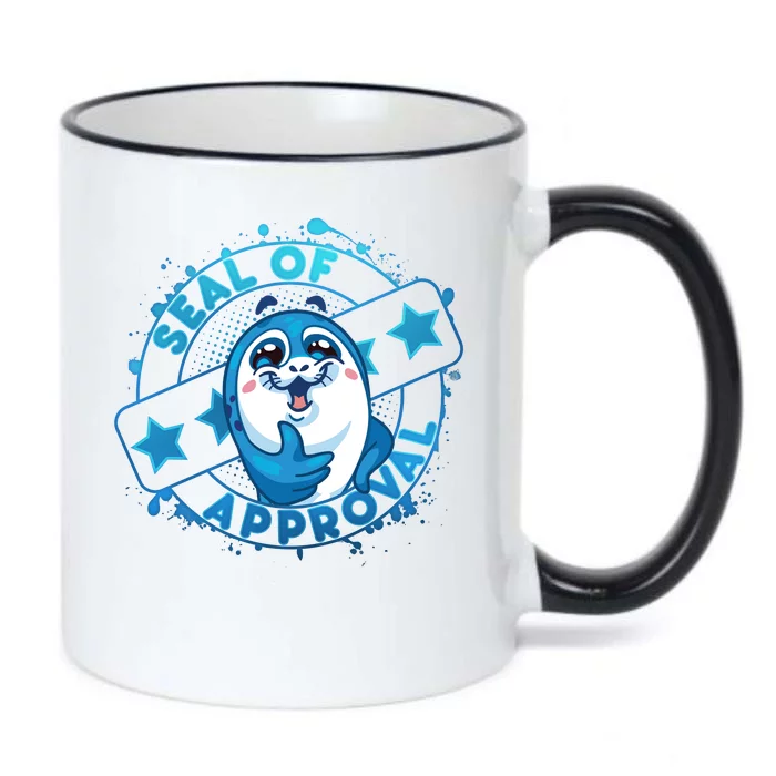 Seal Of Approval Black Color Changing Mug