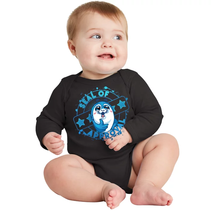 Seal Of Approval Baby Long Sleeve Bodysuit