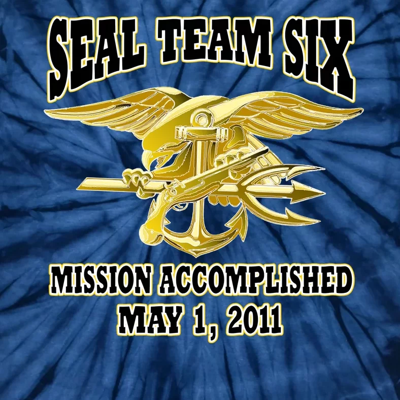 Seal Team Six Mission Accomplished May 2011 Tie-Dye T-Shirt