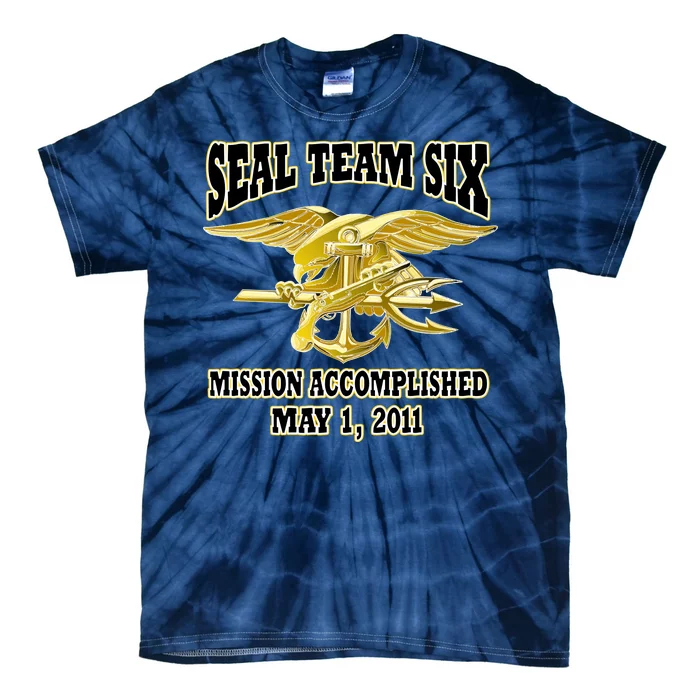 Seal Team Six Mission Accomplished May 2011 Tie-Dye T-Shirt