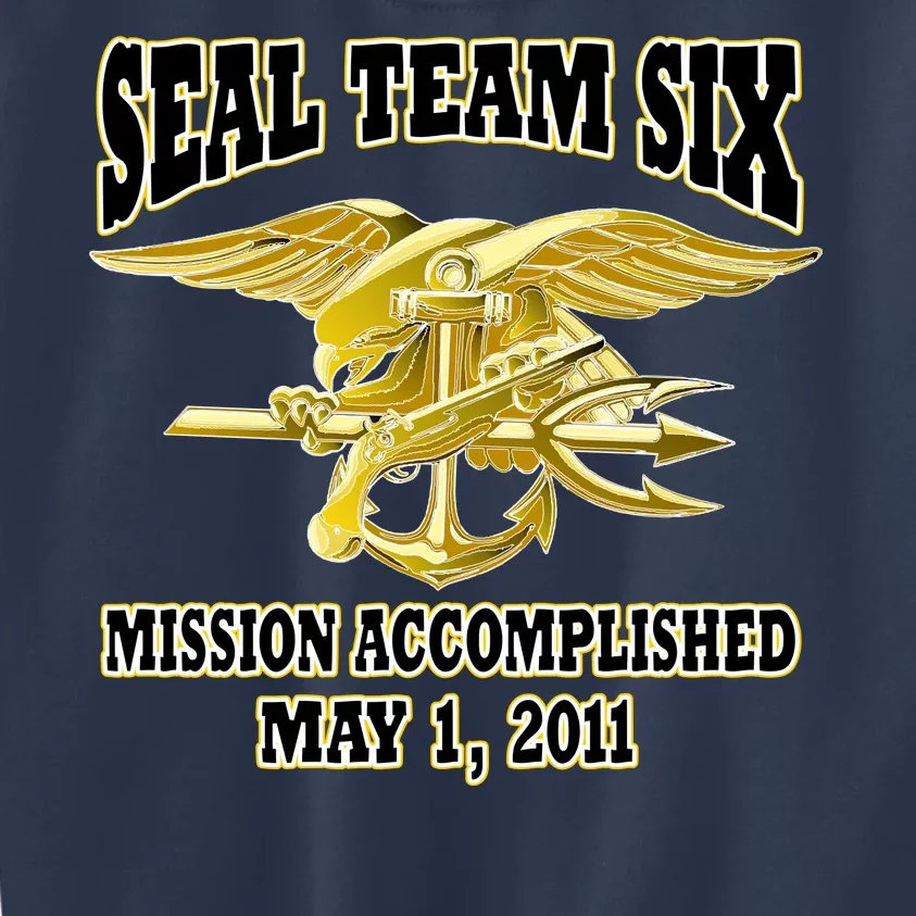 Seal Team Six Mission Accomplished May 2011 Kids Sweatshirt