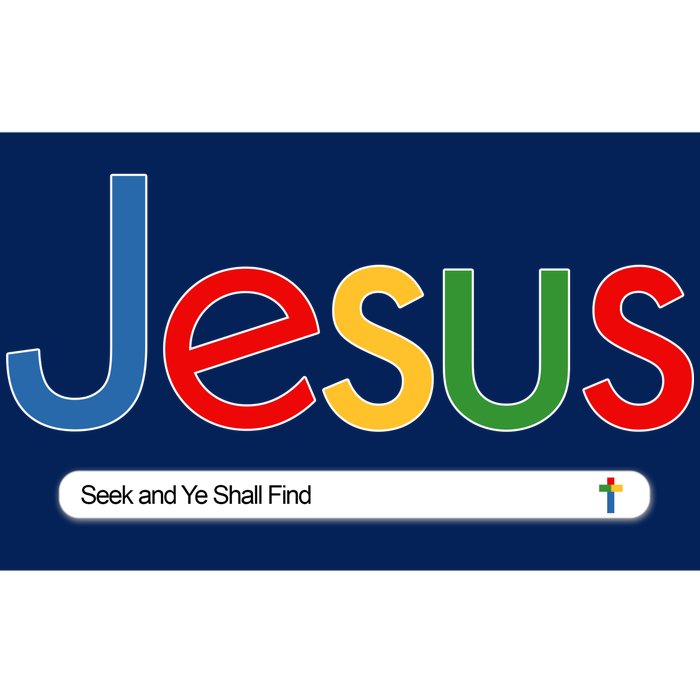 Search Jesus Seek And Ye Shall Find Bumper Sticker