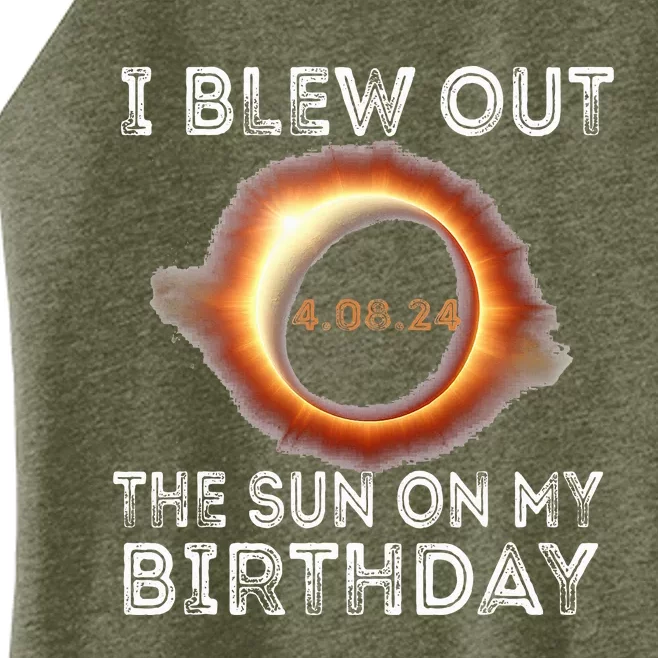 Solar Eclipse Birthday I Blew Out The Sun On My Birthday Women’s Perfect Tri Rocker Tank