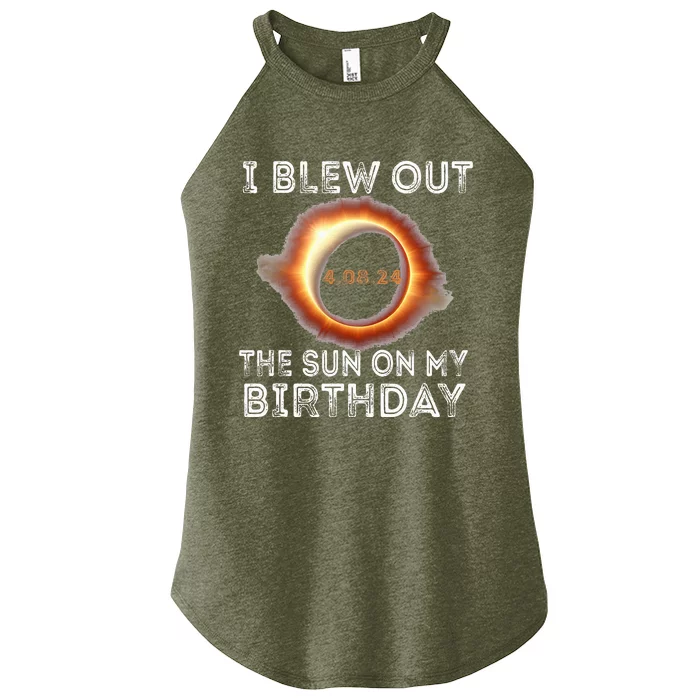 Solar Eclipse Birthday I Blew Out The Sun On My Birthday Women’s Perfect Tri Rocker Tank