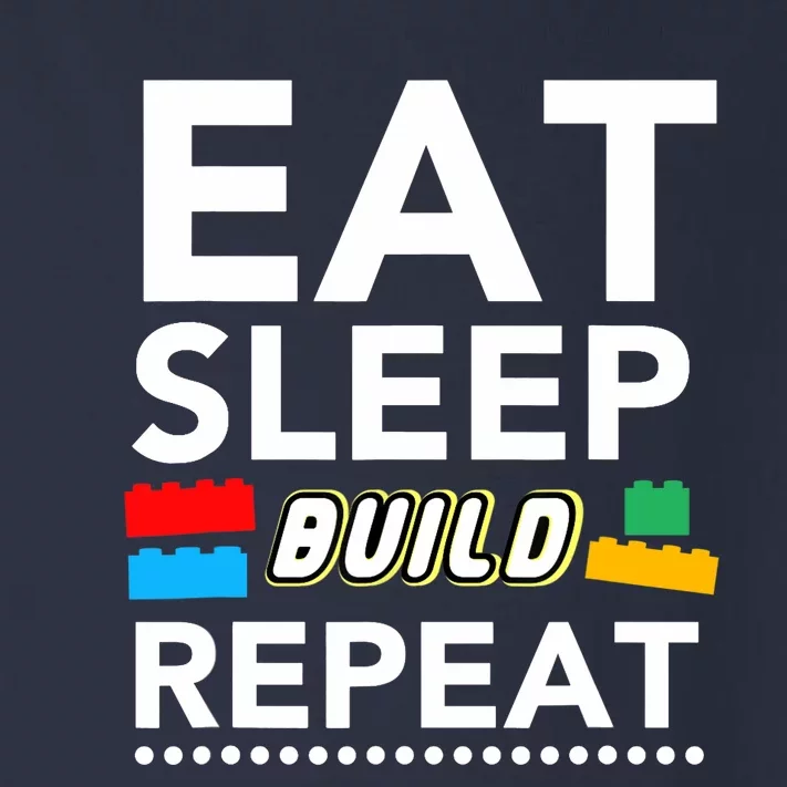 Sleep Eat Build Repeat Building Blocks Bricks Master Builder Toddler Long Sleeve Shirt