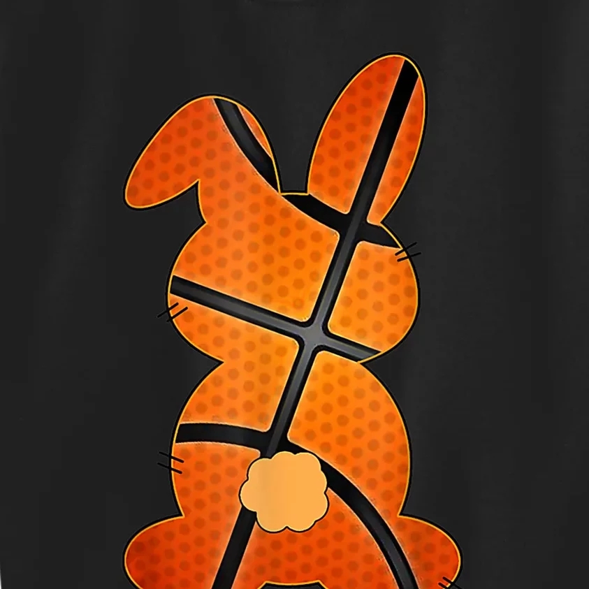 Sports Easter Baskets Basketball Bunny Rabbit Baseball Coach Kids Sweatshirt