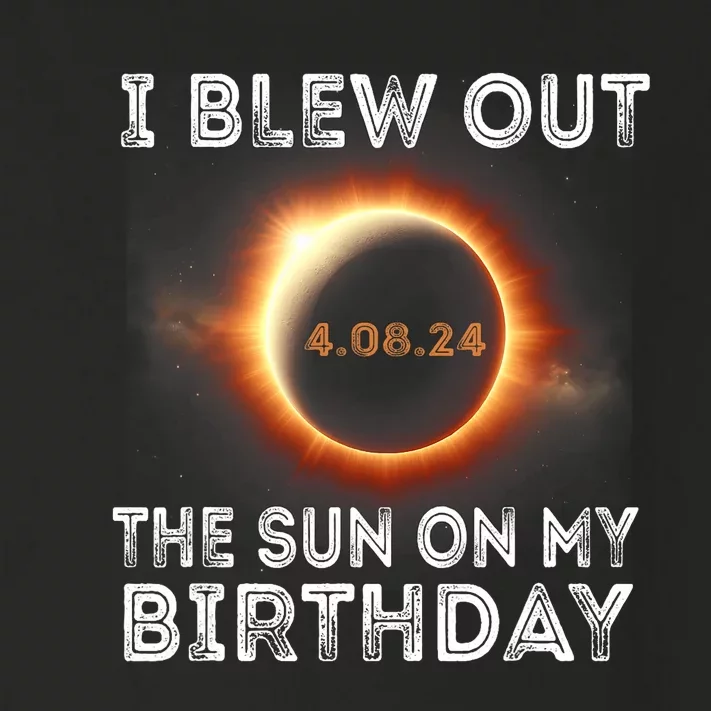 Solar Eclipse Birthday I Blew Out The Sun On My Birthday Toddler Long Sleeve Shirt