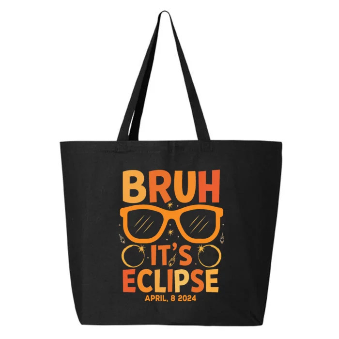 Solar Eclipse Bruh Its Eclipse April 8 2024 25L Jumbo Tote