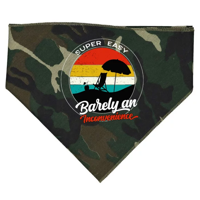 Super Easy Barely An Inconvenience Retro Vintage USA-Made Doggie Bandana