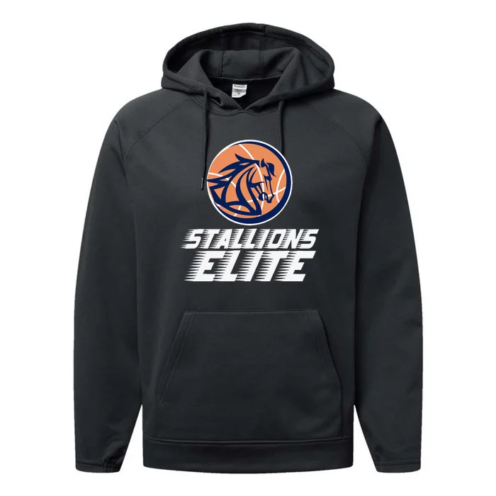 Stallions Elite Basketball Team Performance Fleece Hoodie