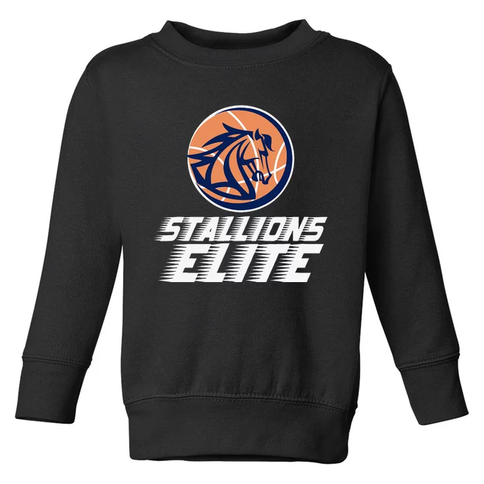 Stallions Elite Basketball Team Toddler Sweatshirt