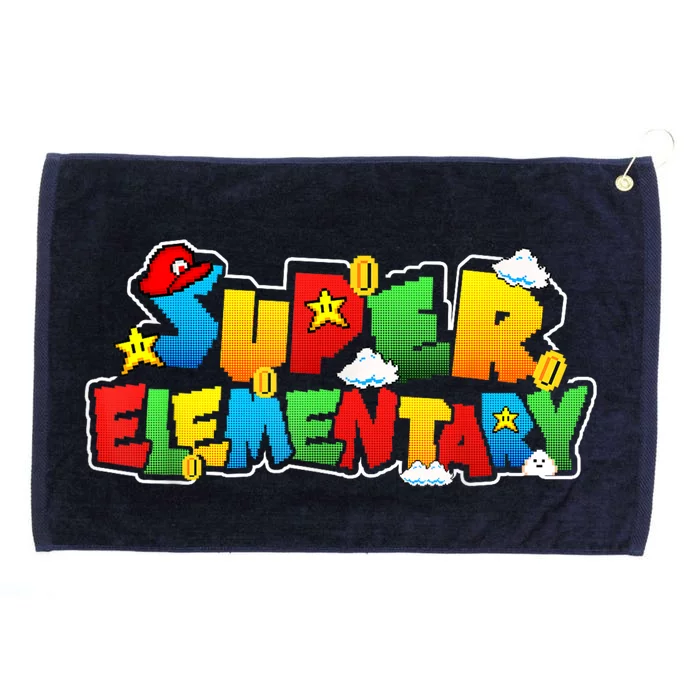 Super Elementary Back To School Outfit For Teachers & Kids Grommeted Golf Towel