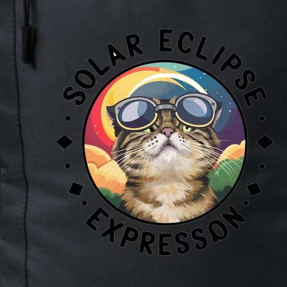 Solar Eclipse Cat Spectacle Daily Commute Backpack