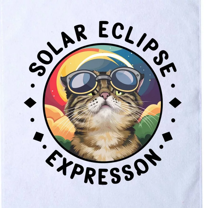 Solar Eclipse Cat Spectacle Platinum Collection Golf Towel