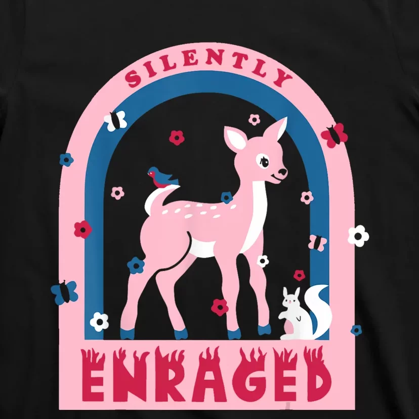 Silently Enraged Christmas Holidays Casual T-Shirt