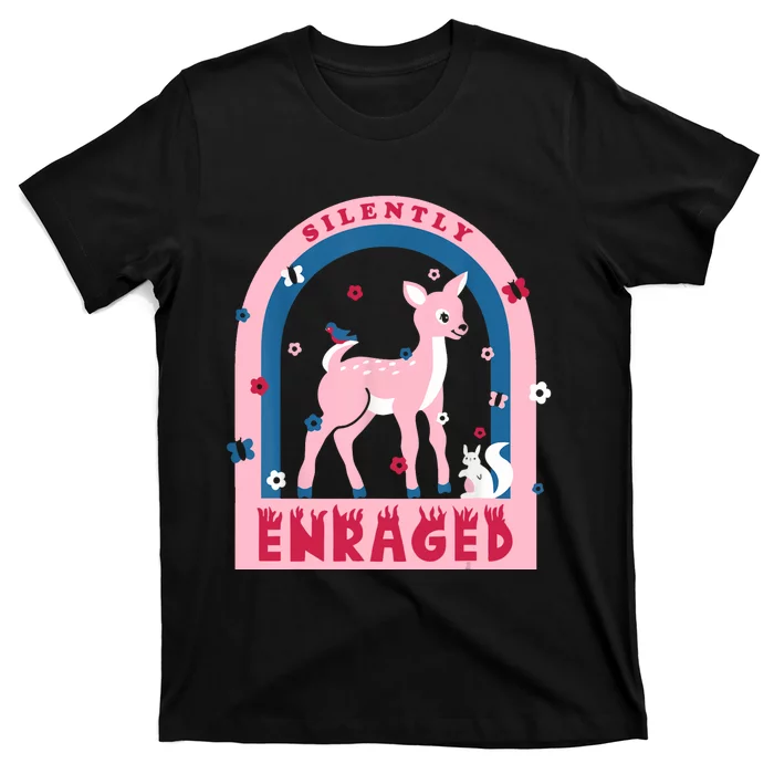 Silently Enraged Christmas Holidays Casual T-Shirt