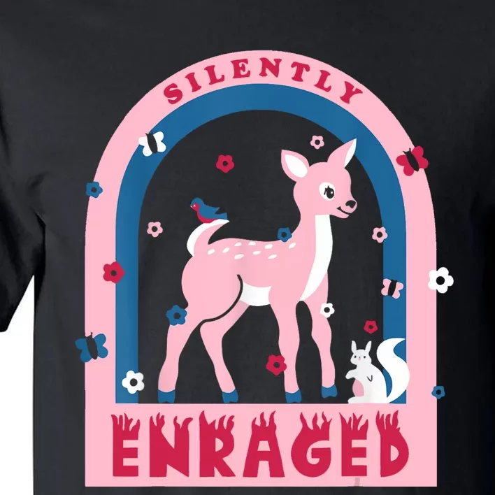 Silently Enraged Christmas Holidays Casual Tall T-Shirt