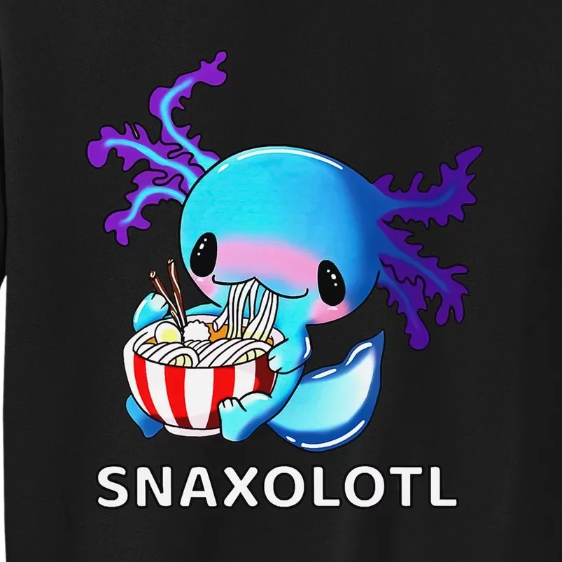 Snaxolotl Eating Cute Anime Sweatshirt