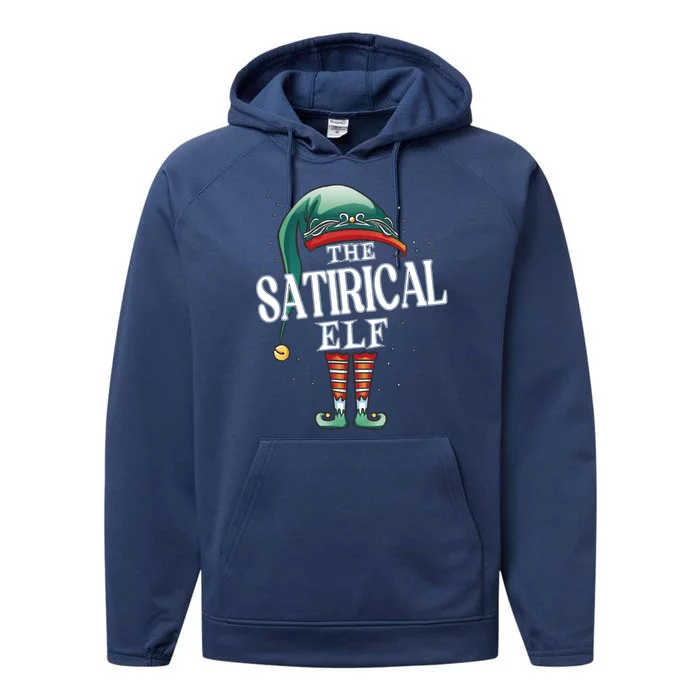 Satirical Elf Christmas Group Xmas Pajama Party Cute Gift Performance Fleece Hoodie