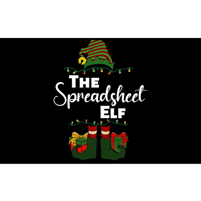 Spreadsheet Elf Christmas Tee Accountant Bookkeeper CPA Data Bumper Sticker