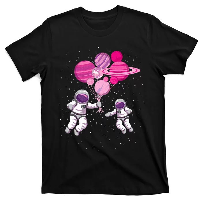 Space Exploration Cosmonaut SpaceMan Alien Spaceship T-Shirt