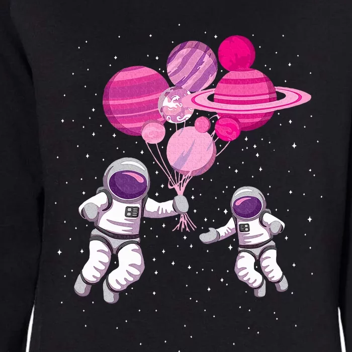 Space Exploration Cosmonaut SpaceMan Alien Spaceship Womens California Wash Sweatshirt