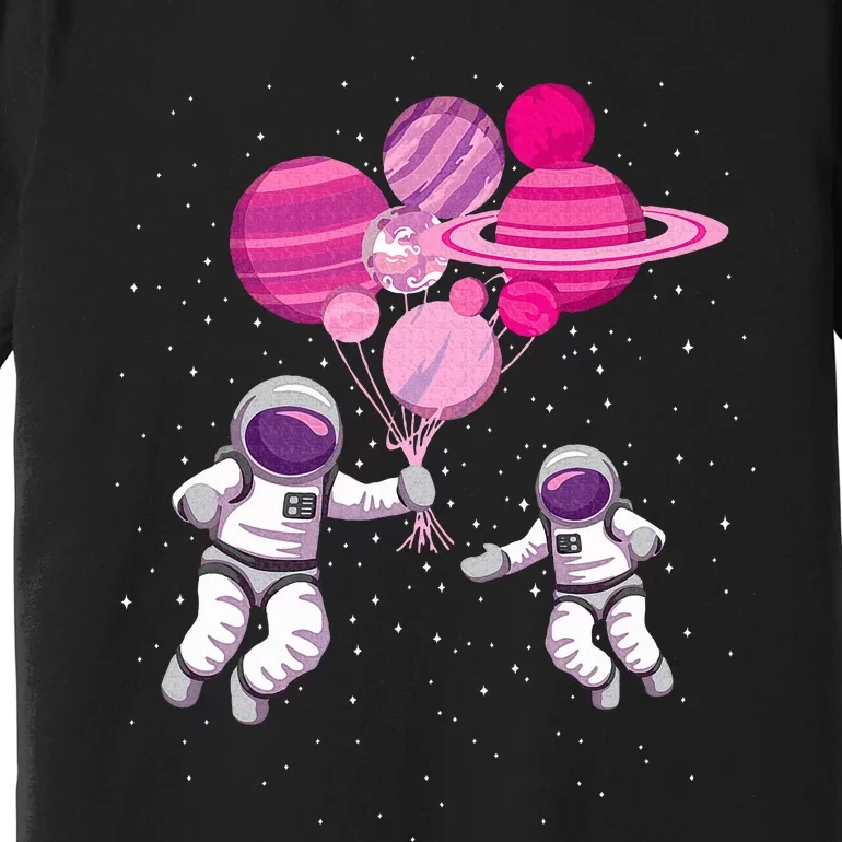 Space Exploration Cosmonaut SpaceMan Alien Spaceship Premium T-Shirt