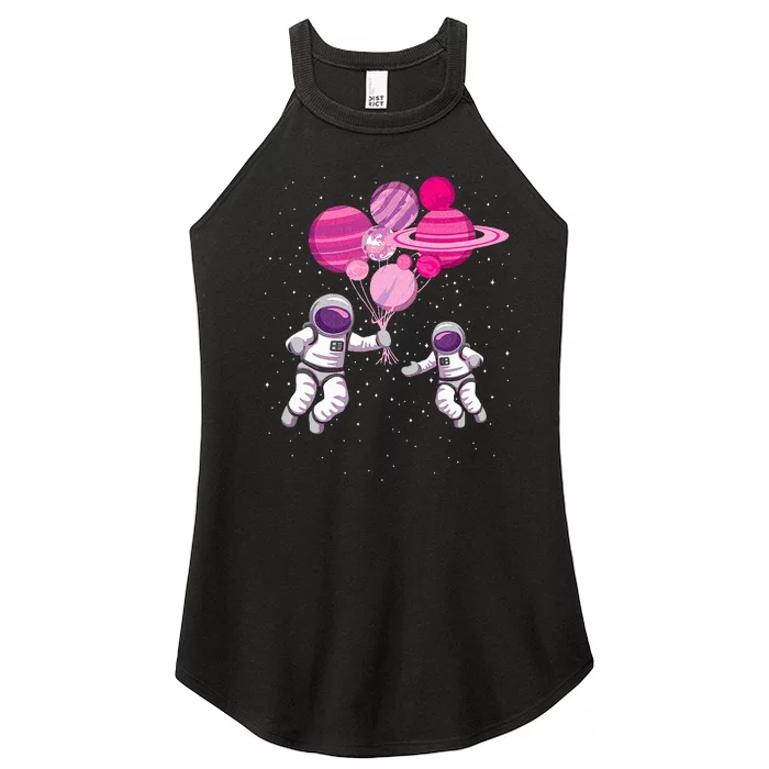 Space Exploration Cosmonaut SpaceMan Alien Spaceship Women’s Perfect Tri Rocker Tank