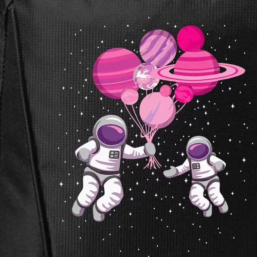 Space Exploration Cosmonaut Space Man Alien Spaceship City Backpack