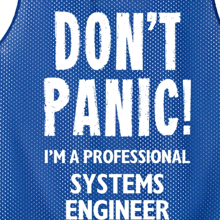 Systems Engineer Cool Gift Mesh Reversible Basketball Jersey Tank