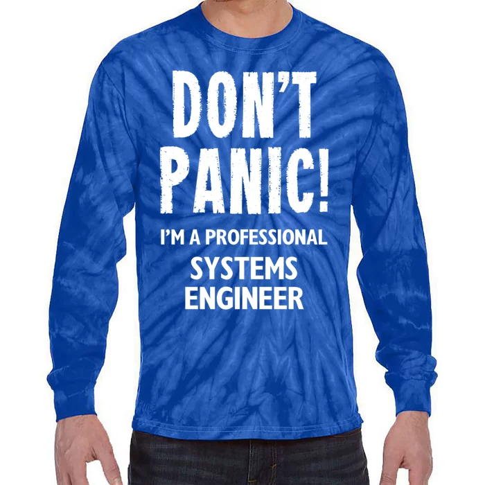 Systems Engineer Cool Gift Tie-Dye Long Sleeve Shirt