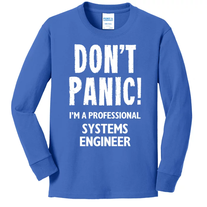 Systems Engineer Cool Gift Kids Long Sleeve Shirt