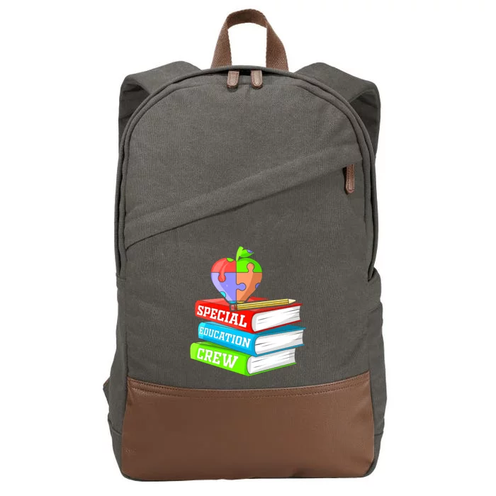 Special Education Crew Gift Special Education Teacher Gift Cotton Canvas Backpack