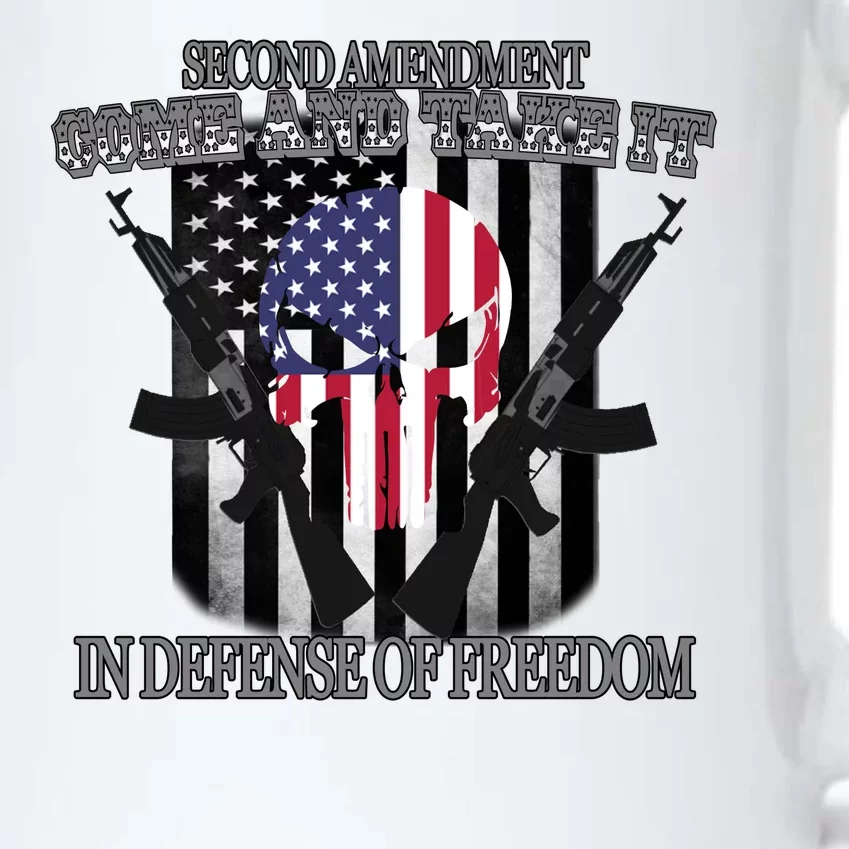 Second Amendment Come & Take It In Defense Of Freedom Black Color Changing Mug