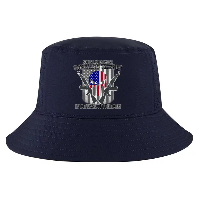 Second Amendment Come & Take It In Defense Of Freedom Cool Comfort Performance Bucket Hat