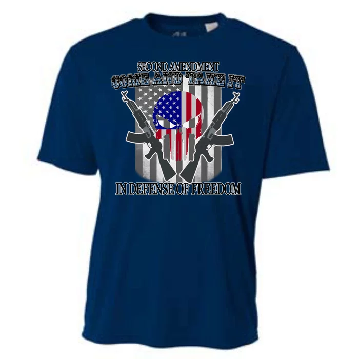 Second Amendment Come & Take It In Defense Of Freedom Cooling Performance Crew T-Shirt