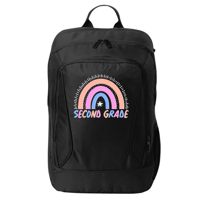 Second Grade Pastel Rainbow City Backpack