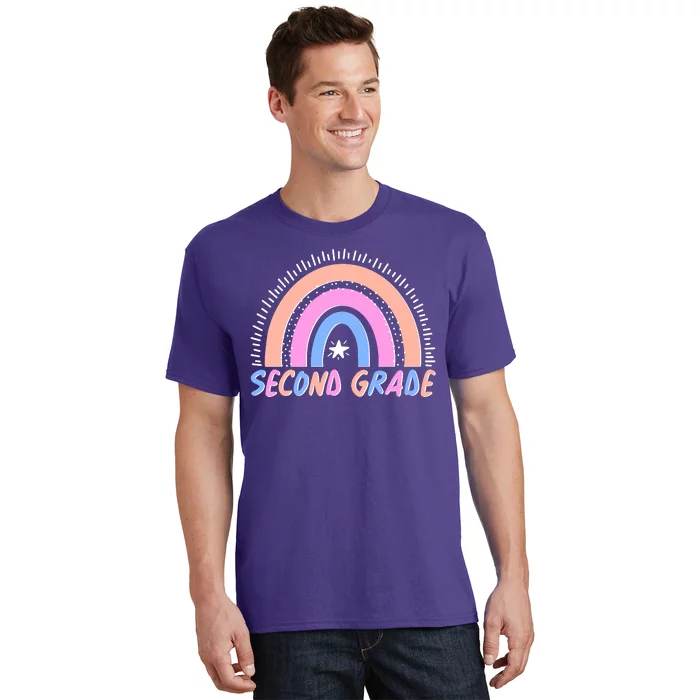 Second Grade Pastel Rainbow T-Shirt