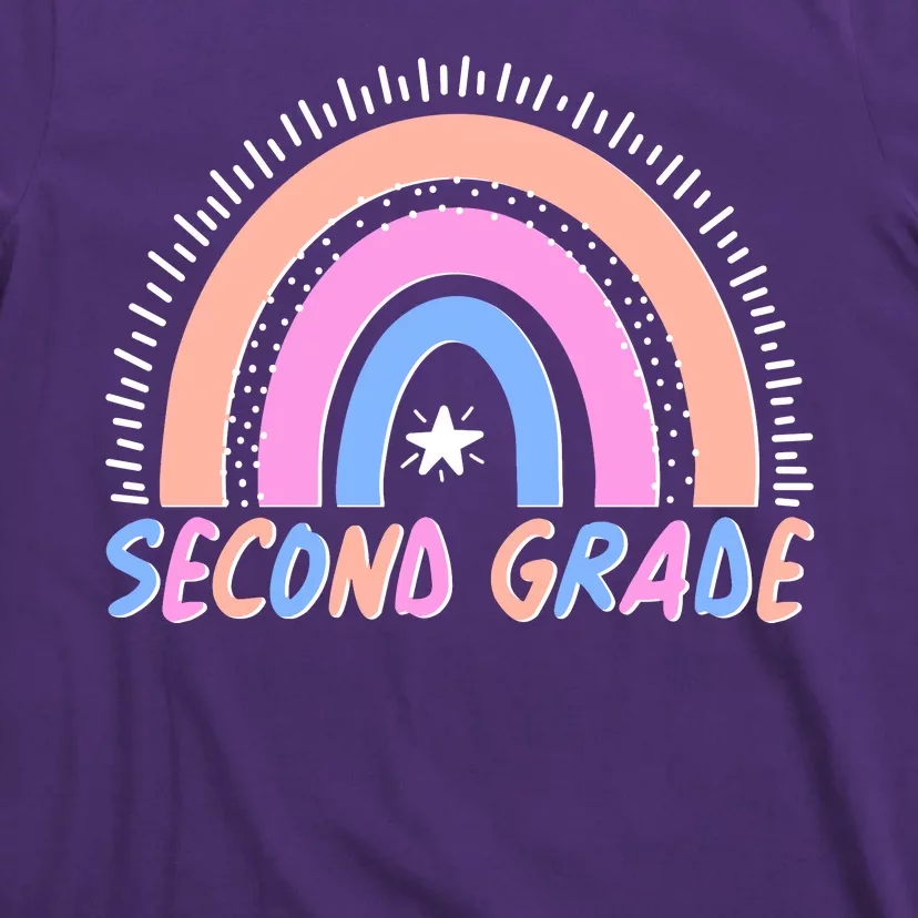 Second Grade Pastel Rainbow T-Shirt