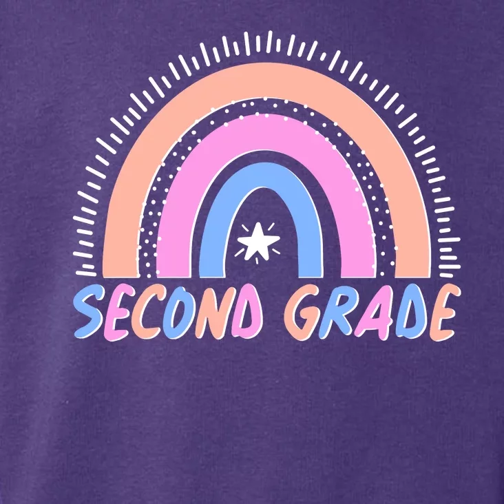 Second Grade Pastel Rainbow Toddler Hoodie