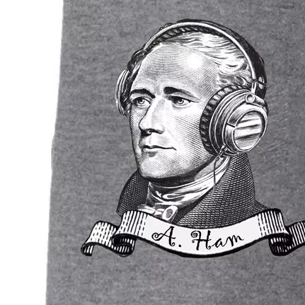 Secretary Alexander Hamilton A. Ham Headphones Doggie 3-End Fleece Hoodie