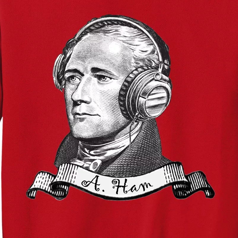 Secretary Alexander Hamilton A. Ham Headphones Sweatshirt