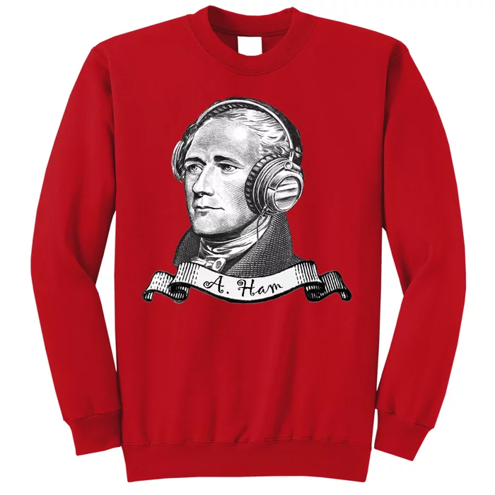 Secretary Alexander Hamilton A. Ham Headphones Sweatshirt