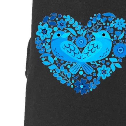 Secrets Blur Bird Heart Doggie 3-End Fleece Hoodie