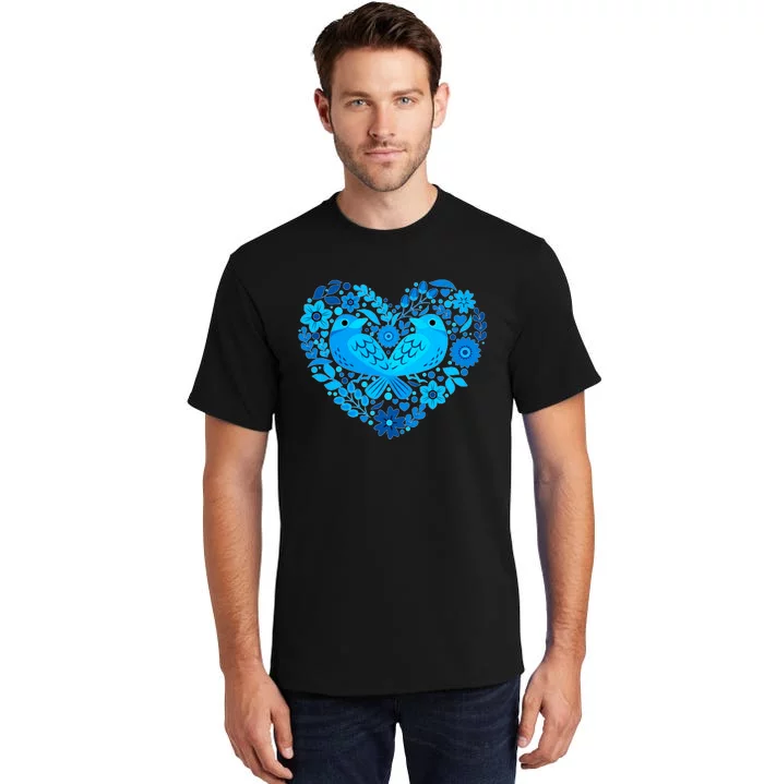 Secrets Blur Bird Heart Tall T-Shirt