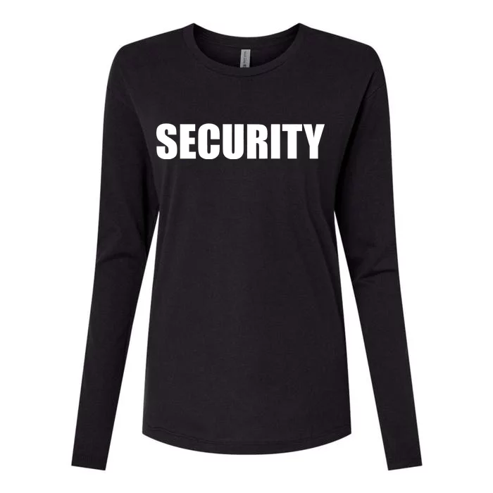 SECURITY Womens Cotton Relaxed Long Sleeve T-Shirt