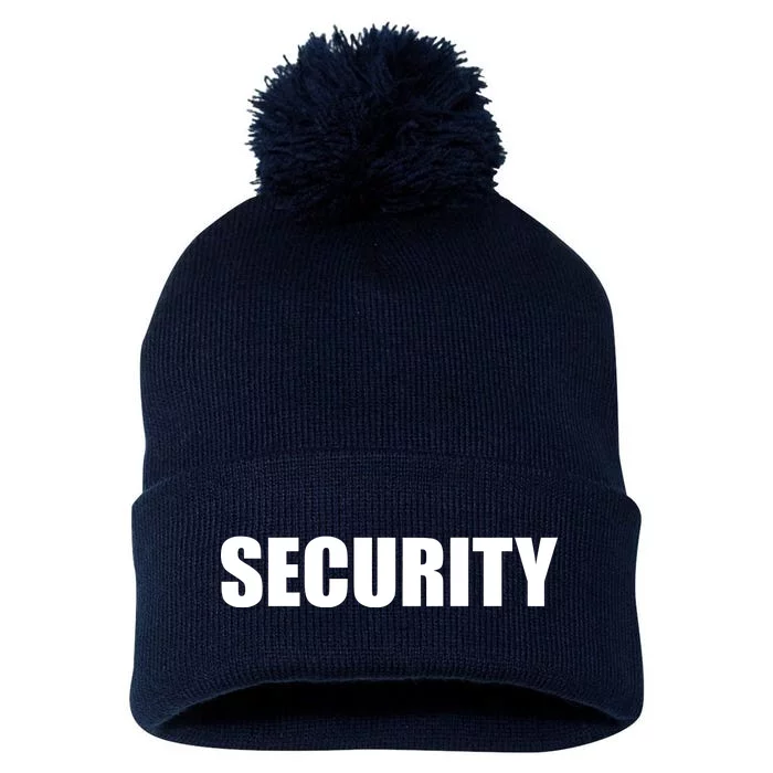 SECURITY Pom Pom 12in Knit Beanie